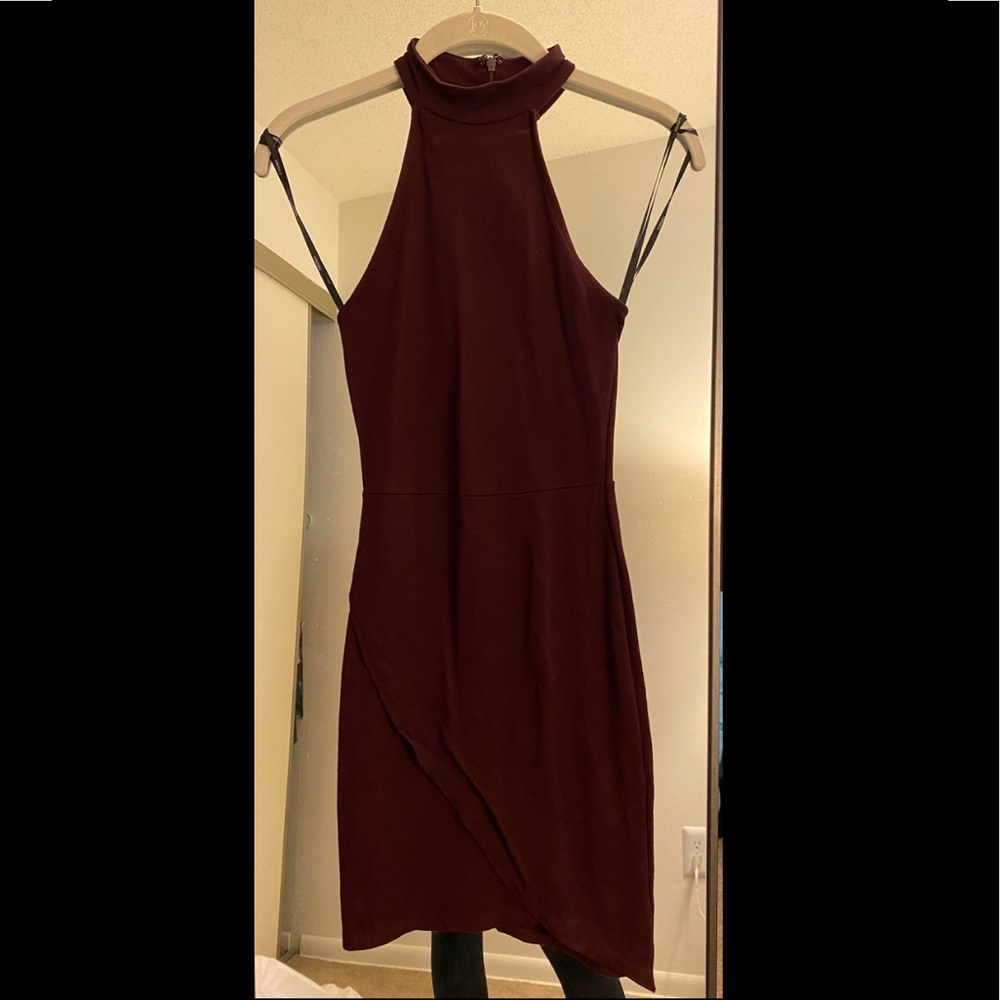 Forever 21 Maroon Knee Length Dress